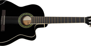 Chitara Electro-Clasica Harley Benton CG200CE-BK - Harley Benton