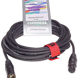 CORDIAL CAM 6 BK  cablu XLR/T-XLR/M, 6M