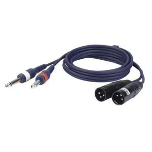 Cablu audio 2 Jack 2 XLR Dap Audio FL443 3m
