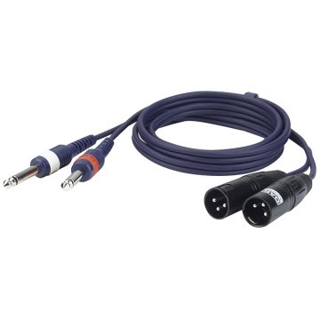 Cablu Audio 2 Jack - 2 XLR Dap Audio FL44, 3 metri