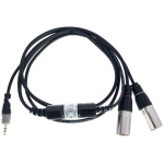 Cablu Audio Mini Jack 3.5 mm la 2X XLR tata pro snake BXJ 102-1