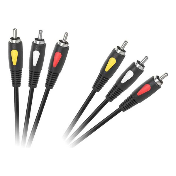 Cablu Audio Video Cabletech 3 RCA, 1.8m