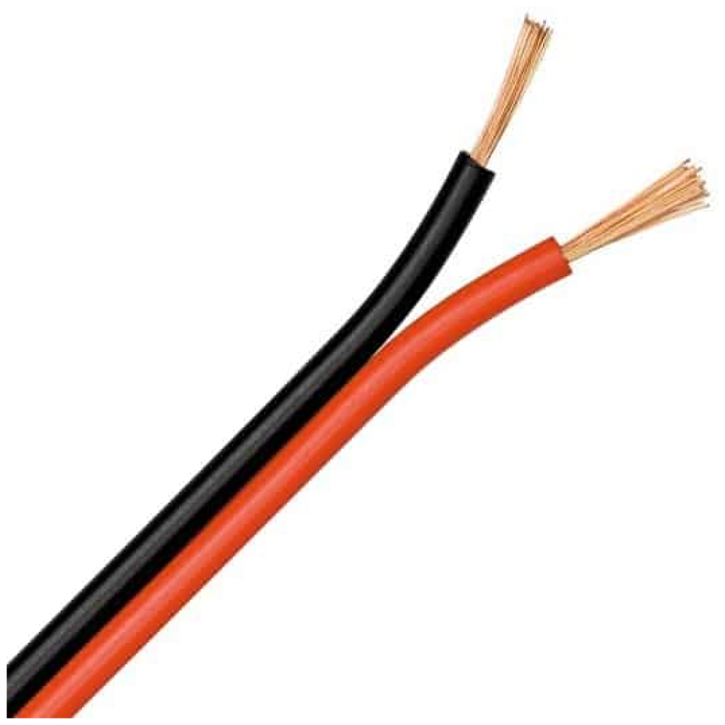 Cablu Boxe Rosu Negru 2×0,75 mm CCA0.75BR
