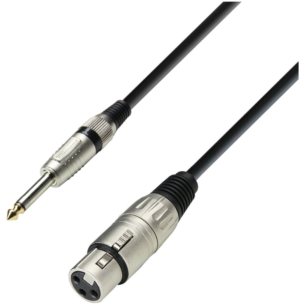 Cablu microfon XLR mamă la jack de 6,3 mm Adam Hall Cables 3 STAR MFP 0300
