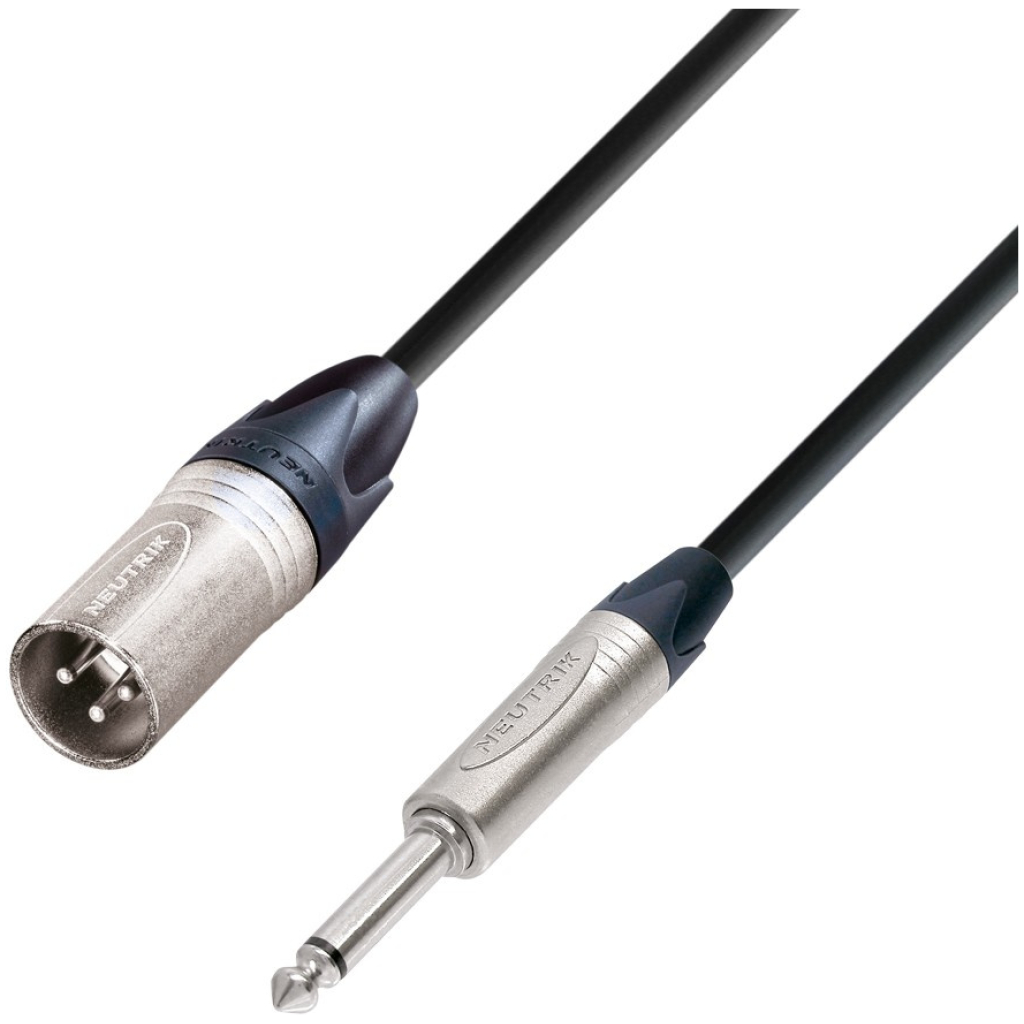 Cablu microfon  XLR tată la jack de 6,3 mm Adam Hall Cables 5 STAR MMP 0300