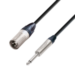 Cablu microfon  XLR tată la jack de 6,3 mm Adam Hall Cables 5 STAR MMP 0300
