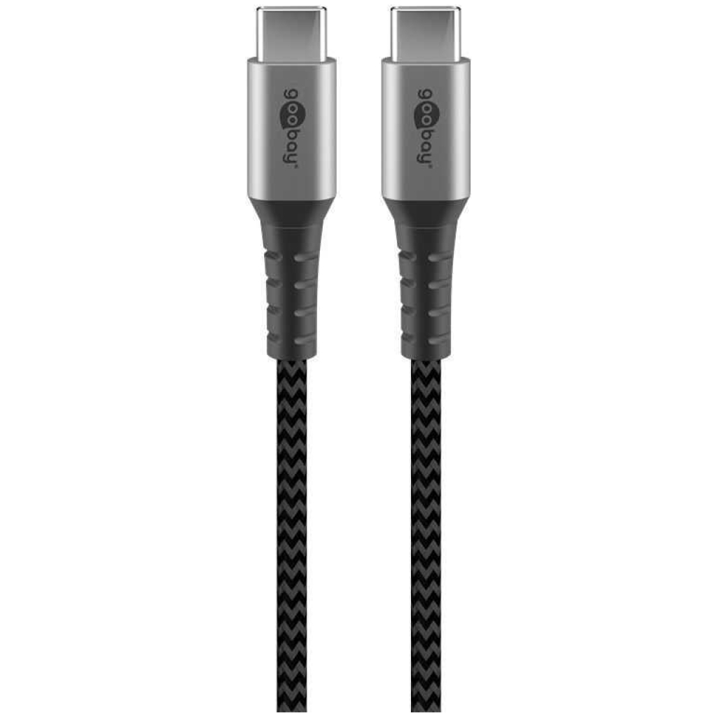Cablu usb-c flexibil Goobay  - 1m gri