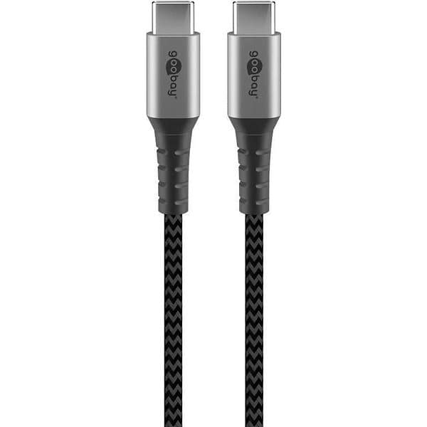 Cablu usb-c flexibil Goobay - 1m gri