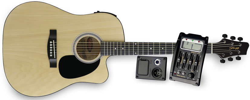 Chitara Electroacustica Stagg SW203CETU-N