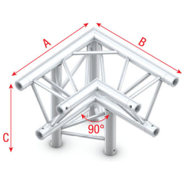 Colt Schela Milos Pro-30 Triangle F Truss - Corner down left, apex down