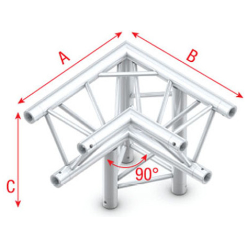 Colt Schela Milos Pro-30 Triangle F Truss - Corner down right, apex down