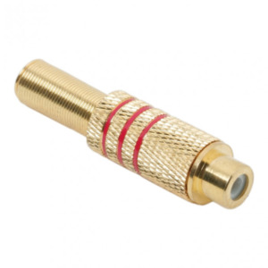 Conector RCA mama auriu Master Audio MA286