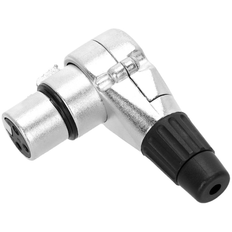 Conector XLR mamă cotit Adam Hall Connectors 4 STAR C XF3 A