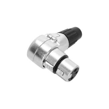 Conector XLR mamă cotit Adam Hall Connectors 4 STAR C XF3 A