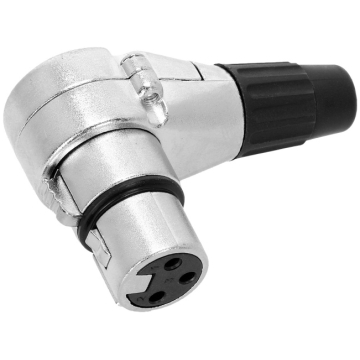 Conector XLR mamă cotit Adam Hall Connectors 4 STAR C XF3 A