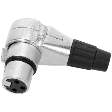 Conector XLR mamă cotit Adam Hall Connectors 4 STAR C XF3 A