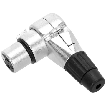 Conector XLR mamă cotit Adam Hall Connectors 4 STAR C XF3 A