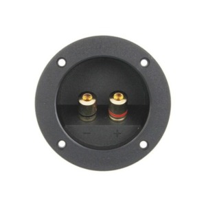 Conector boxe panou 2 contacte aurite M105, rotund