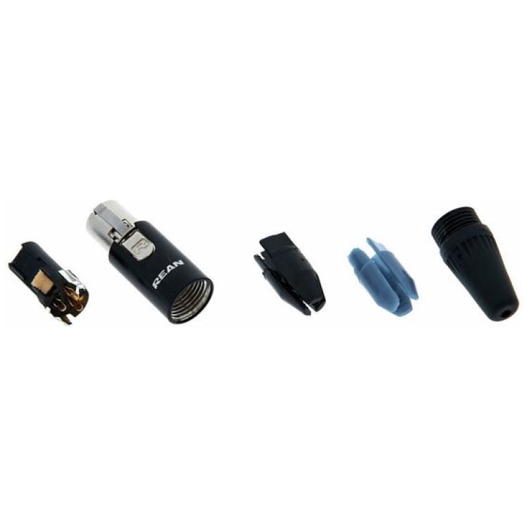 Conector mini xlr 3 poli Rean RT3FC-B