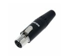 Conector mini xlr 4 poli Rean RT4FC-B
