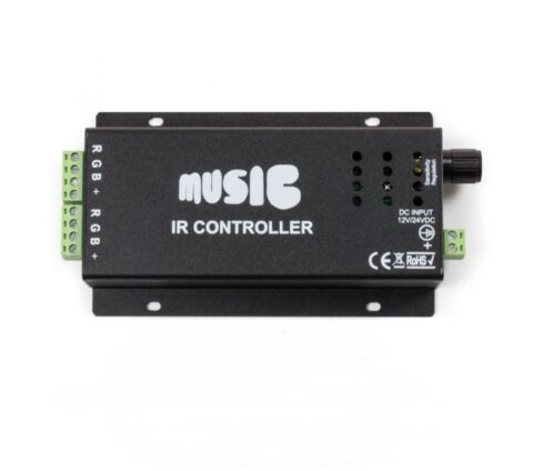 Controler RGB muzical pentru banda LED 18A