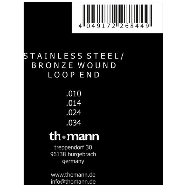 Corzi Mandolina Harley Benton, Valuestrings Man 10-34