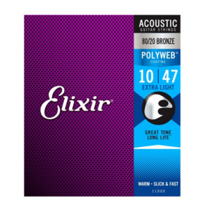 Corzi chitara acustica Elixir Polyweb Extra Light
