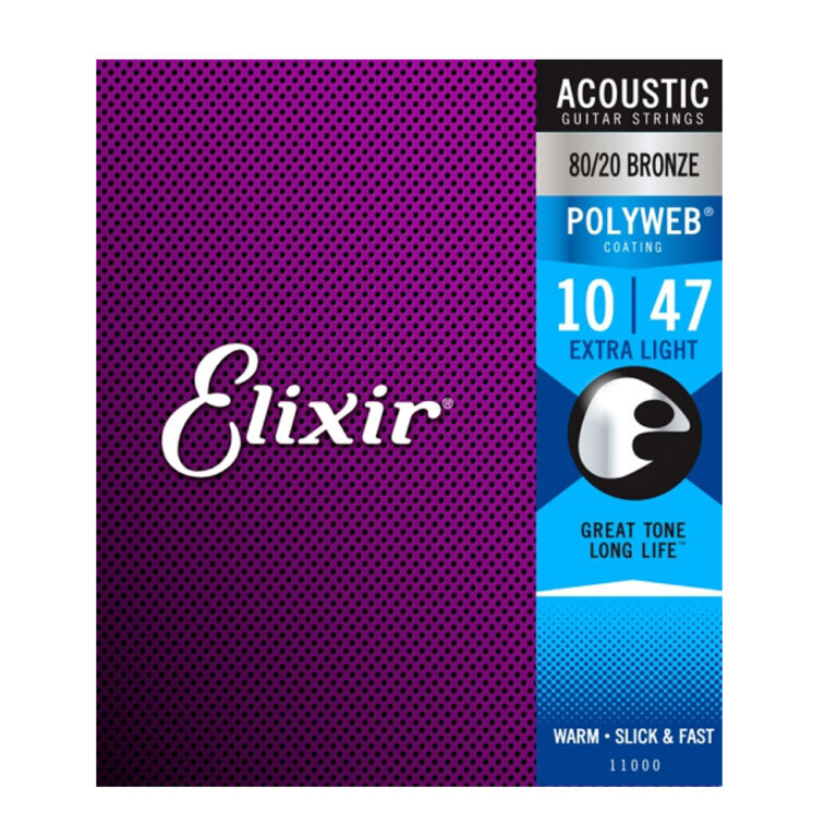 Corzi chitara acustica Elixir Polyweb Extra Light