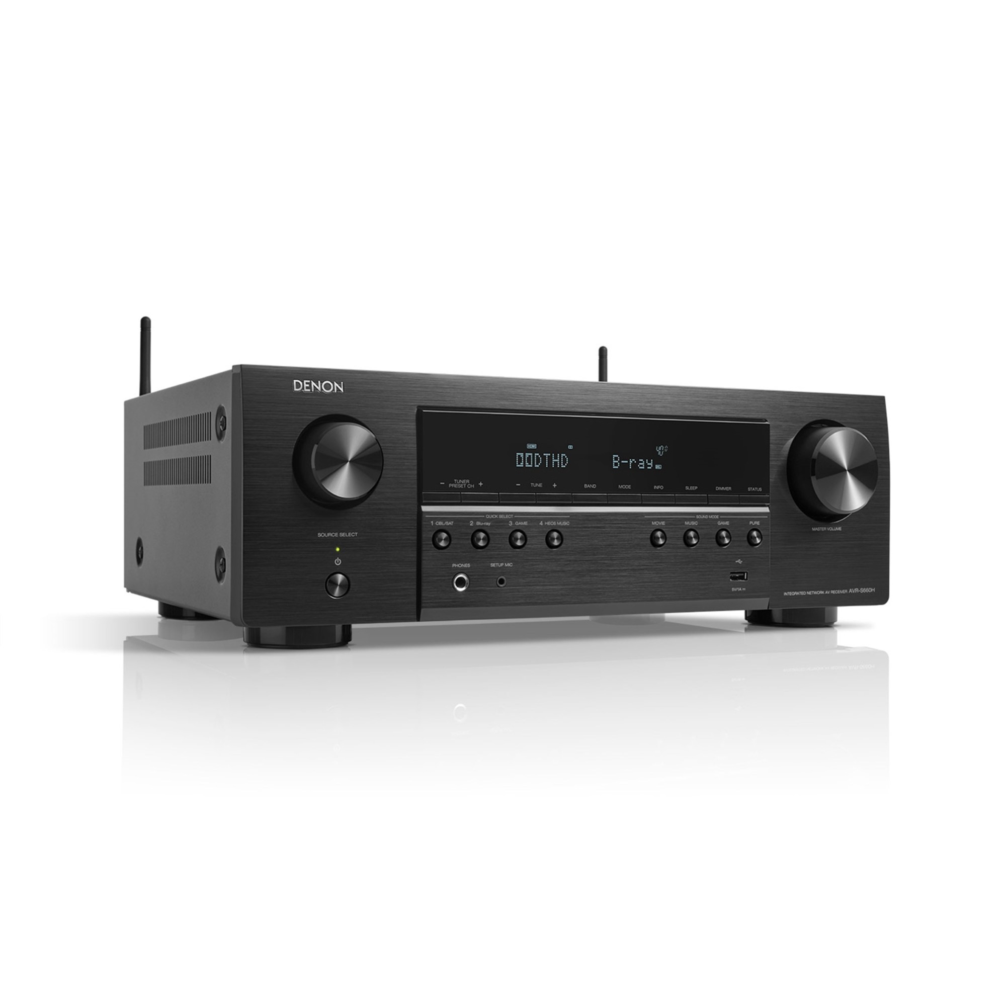 Sistem audio stereo Receiver Denon AVR-S660H + Wilson Seven Black_02