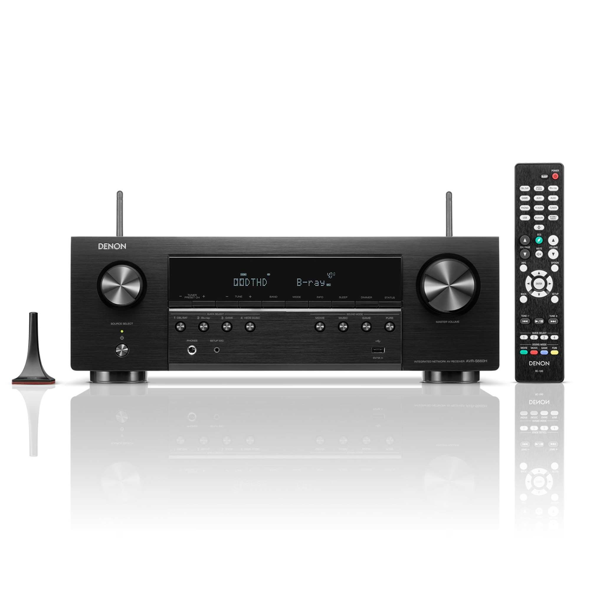 Sistem audio stereo Receiver Denon AVR-S660H + Wilson Seven Black_01