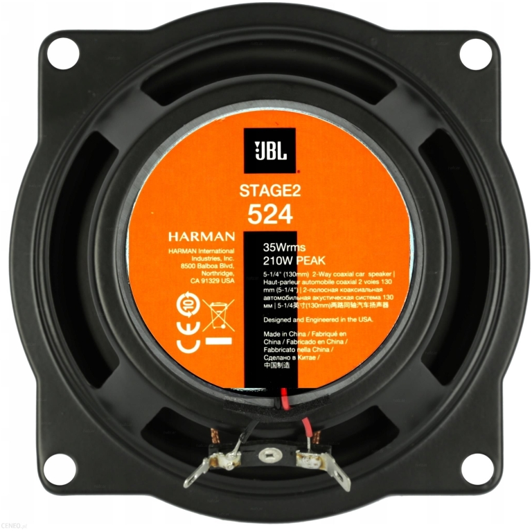 Difuzoare Auto Coaxiale JBL Stage2 524, 210W