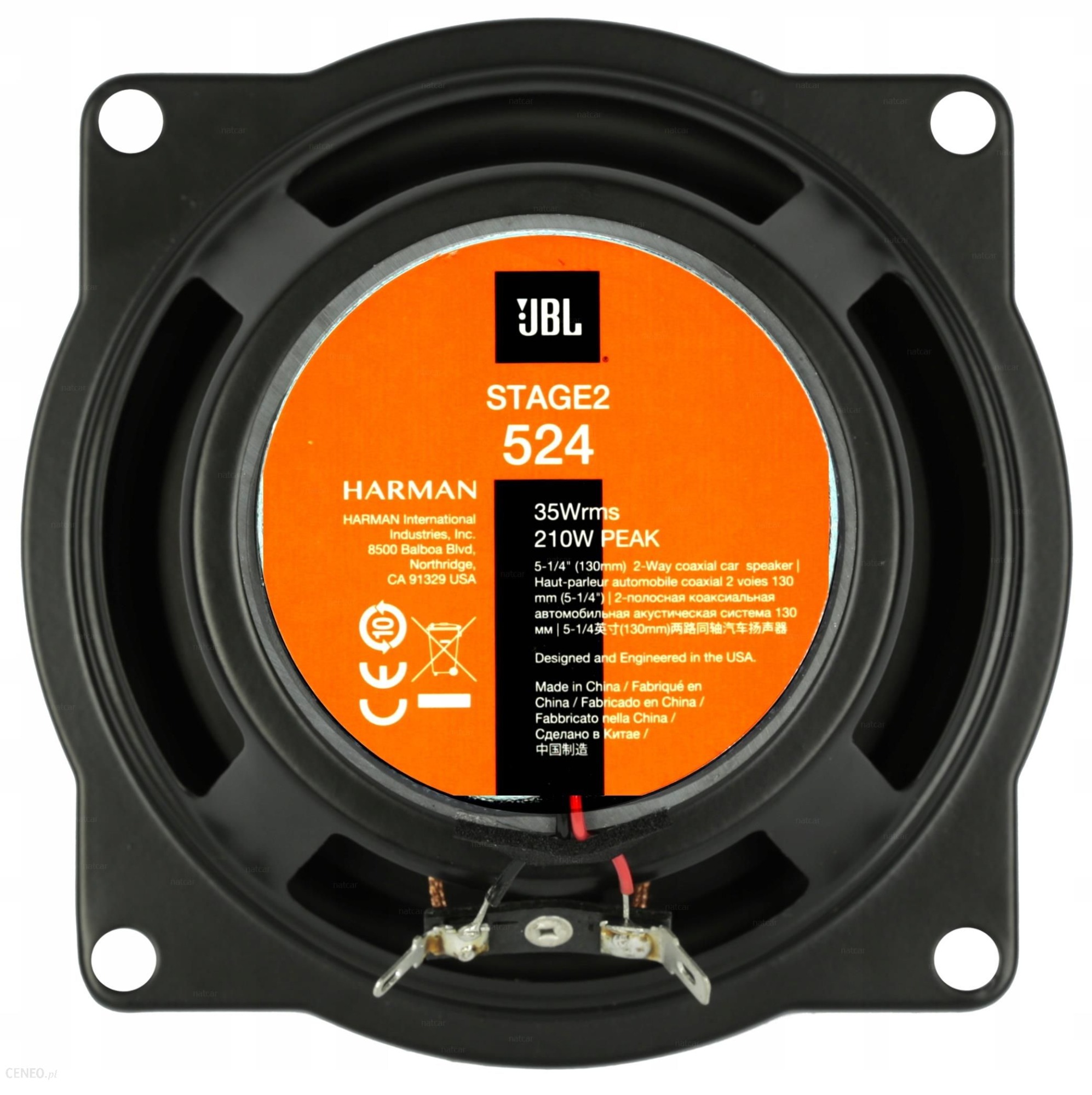 Difuzoare Auto Coaxiale JBL Stage2 524, 210W