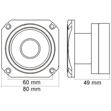 Difuzor de Inalte Maniac Sound System, 200W, 8 ohm