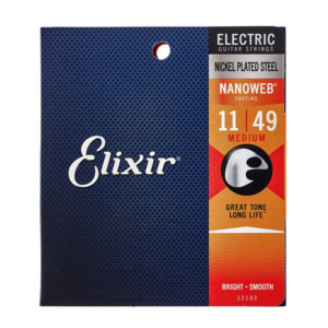 Corzi chitara electrica Elixir Nanoweb Medium