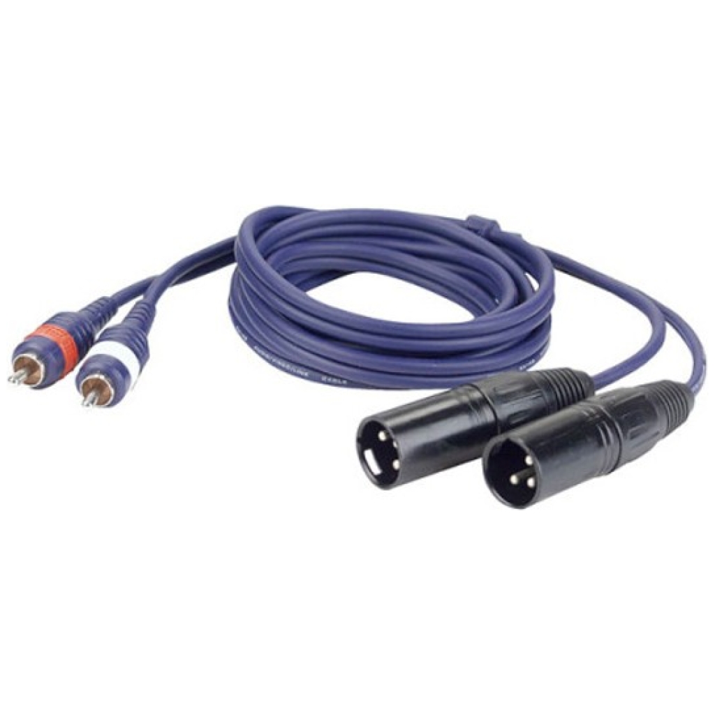 Cablu audio 3m 2XLR-2RCA Dap Audio FL263