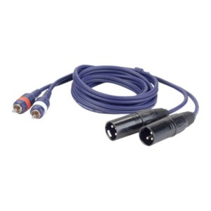 Cablu audio 3m 2XLR-2RCA Dap Audio FL263