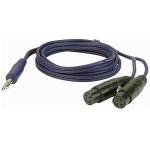 Dap Audio FL37150, Cablu audio Y jack 6.3 - 2 XLR 1.5m