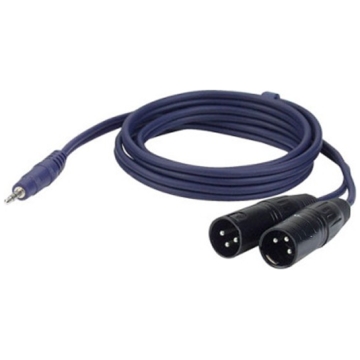 FL466 - Cablu Y Mini Jack-2 XLR 6 m|DAP Audio