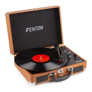 Fenton RP115F, Pick-up cu Bluetooth și USB, finisaj lemn, maro