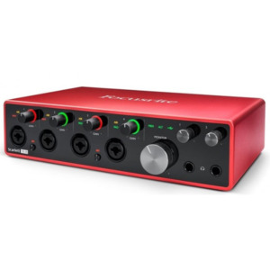 Focusrite Scarlett 18i8 3rd Gen, Interfata audio