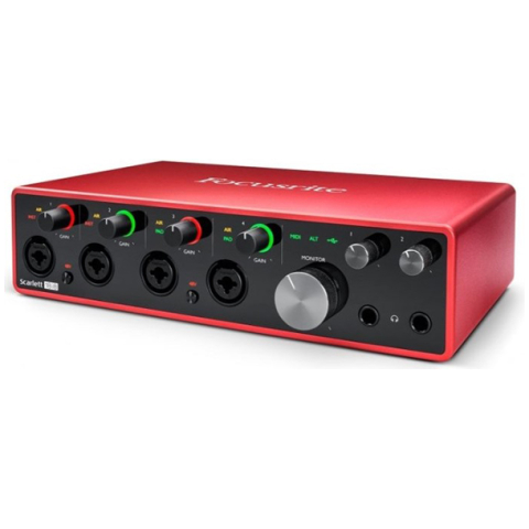 Focusrite Scarlett 18i8 3rd Gen, Interfata audio