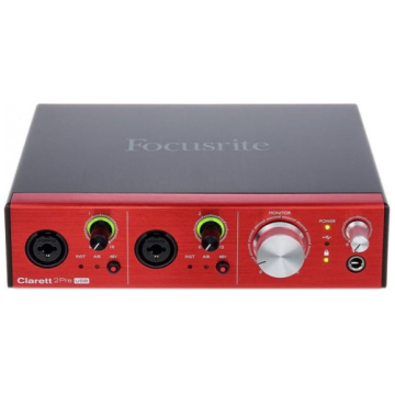 Focusrite Clarett 2Pre USB, Interfata Audio