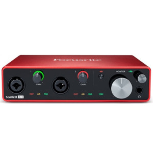 Focusrite Scarlett 4i4 3rd Gen, Interfata Audio