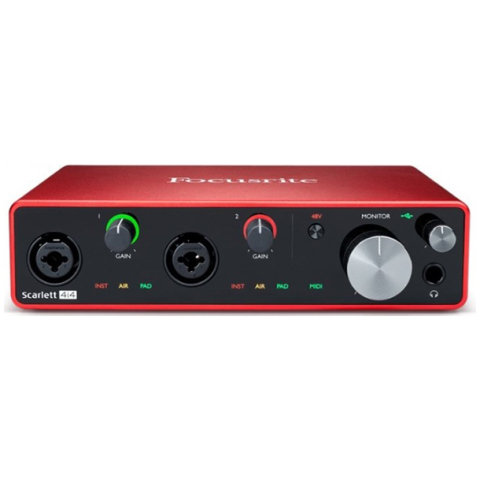 Focusrite Scarlett 4i4 3rd Gen, Interfata Audio