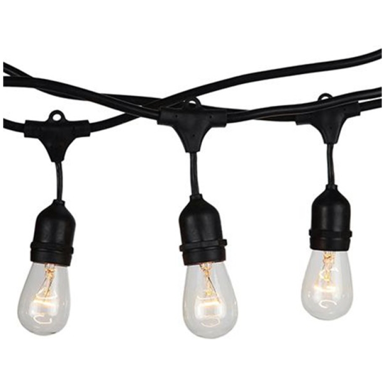 Ghirlanda luminoasa E27 15 becuri, 15m, IP65