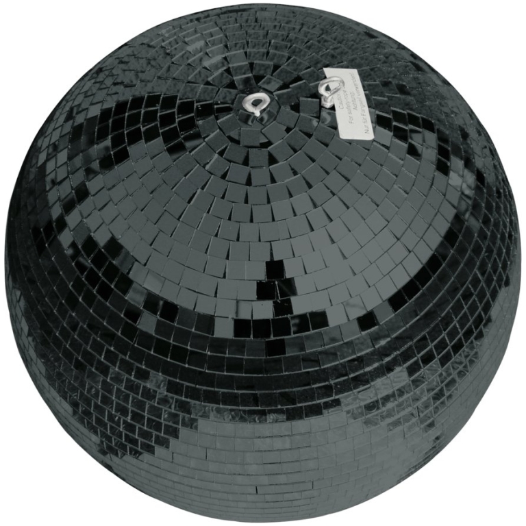 Glob oglinzi 30 cm negru Eurolite Mirror Ball Black