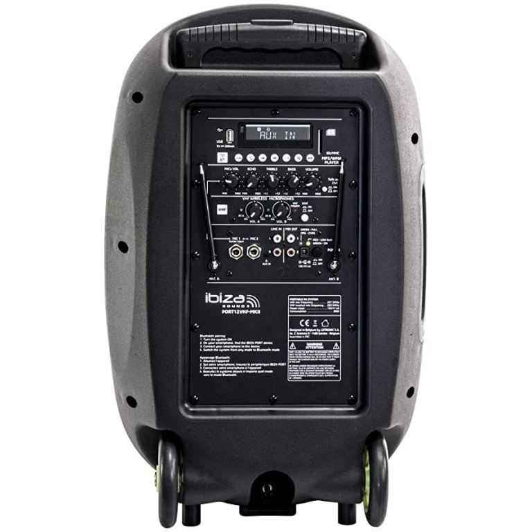 Boxa portabila Ibiza PORT12-VHF MKII