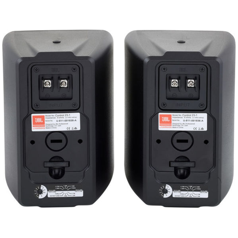 JBL Control 23-1, Boxe perete exterior 100V