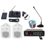 Kit sonorizare Biserica A1, USB, Bluetooth, microfon wireless
