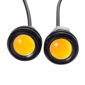 LED Auto de Tip Surub Galben, 12V 9W